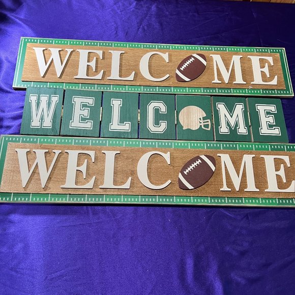 Ashland | Wall Decor | New Ashland 2 Welcome Sign With Football One ...